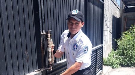 Control de acceso en zona residencial